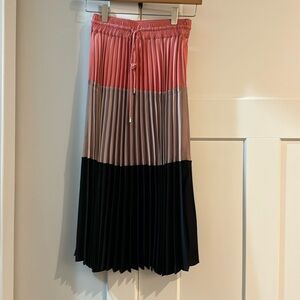 Club Monaco Silk pleated skirt. GORGEOUS Never been worn and tags still on.